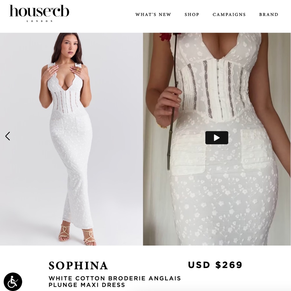 HOUSE OF CB Sophina Maxi Dress